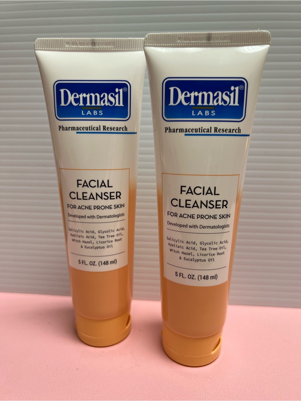 2 Dermasil Facial Cleanser for Acne-Prone Skin - NEW